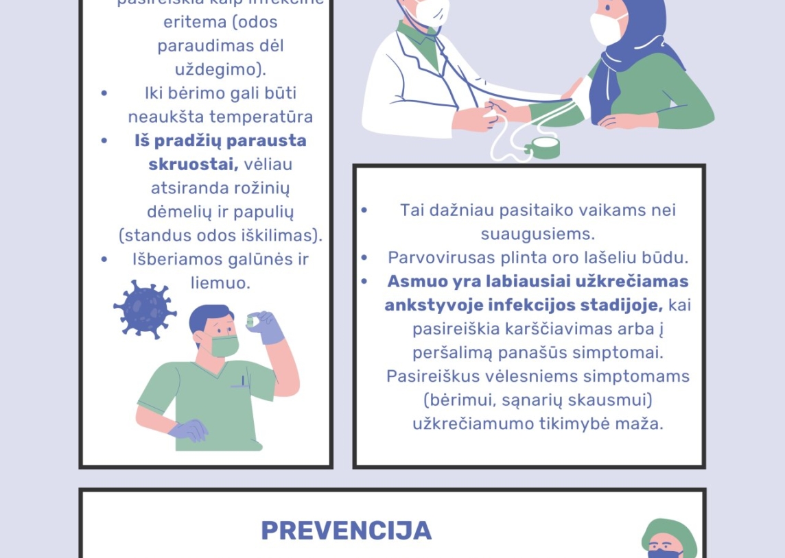 KVIEČIAME SUSIPAŽINTI SU NAUJIENLAIŠKIU APIE PARVOVIRUSINĘ INFEKCIJĄ