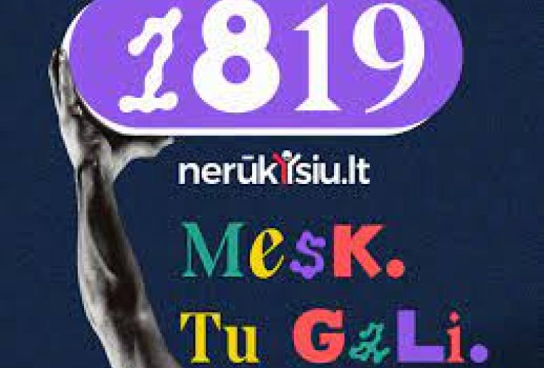 PRADEDA VEIKTI PAGALBOS LINIJA NORINTIEMS MESTI RŪKYTI – 1819